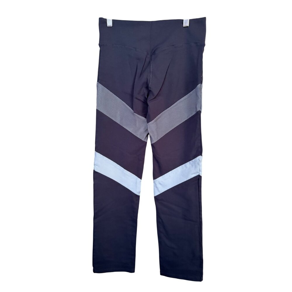 CYSM Virtual Sensuality Fit Hi Compression Leggings Size L Gray Light Blue